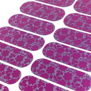 Jamberry Girl Talk Nail Wraps, Retired, Full Sheet